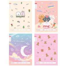 1000 초등1-2쓰기10칸(여) 1세트 10개입, 쓰기 10칸 노트 여아용 1세트 10개입