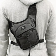 자건거 사이클 라이딩 남자 여자 겸용 미니 경량 배낭 백팩 힙쌕 가방 전동퀵보드 오토바이, 네이비