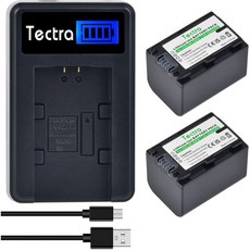 2Pack NPFH70 Battery and LCD USB charger for Sony NPFH30 NPFH50 NPFH60 FH70 NPFH90 NPFH100 HandyCa, 1개