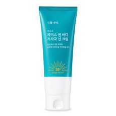 식물나라 산소수페이스앤바디 저자극 선크림 SPF50+ PA++++, 2개, 150ml