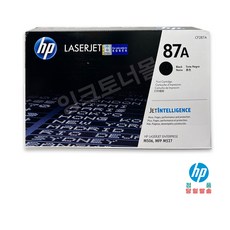 HP CF287A 검정 정품 토너 M506dn M506n MFP-M527z M527dn, 없음, 1개