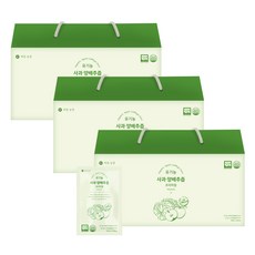바른농장 프리미엄 유기농 사과 양배추즙 유기농 양배추 진액, 100ml, 90개