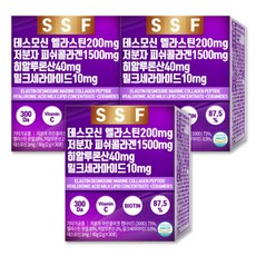 순수식품 엘라스틴 데스모신 저분자 피쉬 콜라겐 히알루론산 밀크세라마이드, 60g, 6개