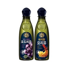 (상온)백설 포도씨유 500mlx1개+바삭한요리유500mlx1개, 1개