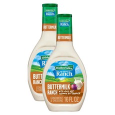 히든밸리 버터밀크 랜치 드레싱 Hidden Valley Buttermilk Ranch Dressing, 2개, 473ml
