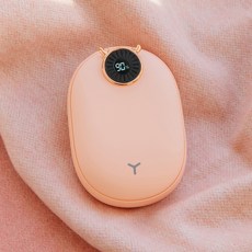 가벼운 충전식 손난로 무선미니 보조 배터리 USB충전식 10000mAh양면발열, 다크 그린