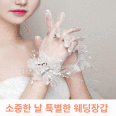 레이스장갑장식