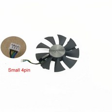 노트북 2개 낱개구성 0.35A GA91S2H 4Pin gtx 980 gpu 쿨러 Zotac Geforce GTX 960 Amp 980Ti GTX950 2Gb 그래픽 카드 냉각, [02] 1개 낱개구성, 1개