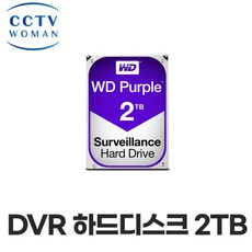 웨스턴디지털 CCTV DVR용 하드디스크 1TB 2TB 3TB 4TB 6TB 8TB 10TB, HDD 2TB, 1개 - cctvhdd8tb