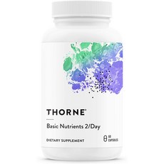 쏜리처시 쏜리서치 Thorne Research 베이직 뉴트리션 투데이 60캡슐, 60정, 1개