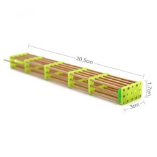 10 Pcs Beekeeping Rearing Cages Queen Bee King Bamboo Cage Five Lengthened [C00116713], 1개