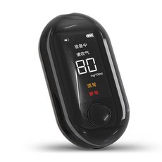 음주측정기 휴대용 음주 측정기 디지털 LCD 디스플레이 USB 충전식 비접촉, 1개