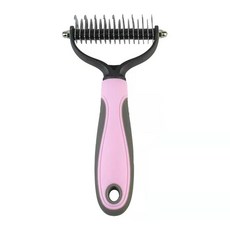 애완견 헤어 브러시 고양이 레이크 강아지 손질 도구 청소 애완, 1개, 4.Pink Large