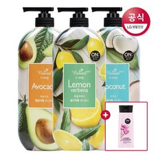 온더바디 더내추럴 바디워시 900g x3개, 04) 3가지 바디워시