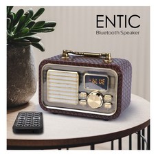 카이스터 엔틱 레트로 라디오 휴대용 블루투스 스피커 ENTIC