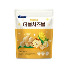 베베쿡, 1개, 베베쿡 더블치즈볼 1봉 (25g), 25g