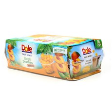 [Dole]돌 다이스 복숭아 컵 113g x 16컵 / 코스트코, 16개