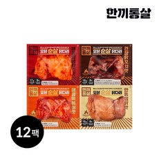 한끼통살 오븐 순살 닭다리 혼합, 12개, 100g