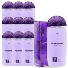 에바스 로즈마인 블루 샤워코롱 190ml [10갑], 10개 