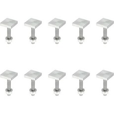 카고 랙 X AutoHOX 10pcs 범용 루프 T자형 볼트 루프탑 화물 운반 트랙 W 너츠 워셔 자전거 크로스 바 어댑터, 10개