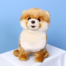 위더펫 포메라이언 30cm 리얼 강아지 실사 인형 OM