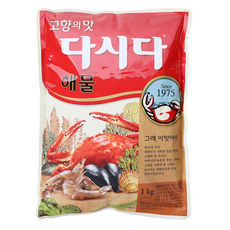 CJ제일제당 백설 명품골드해물다시다, 1kg, 1개