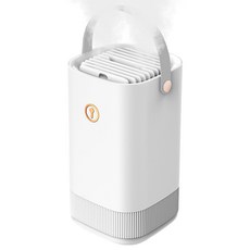 헤몬 트윈킹 미니 가습기 사무실 USB 가습기 휴대용 탁상용 3.3L, 화이트