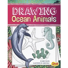 Drawing Ocean Animals Library Binding, Capstone Press, English, 9781491421314