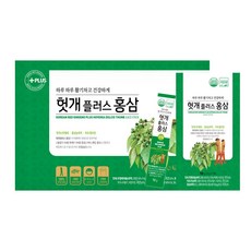 홍삼가건보 헛개 플러스 홍삼, 30포, 10g