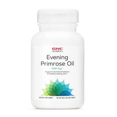 GNC 여성용 달맞이꽃 종자유 500mg 90정 (캡슐) Womens Evening Primrose Oil 90sgels, 1개