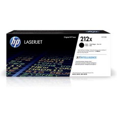 HP 212X 블랙 하이일드 토너 카트리지 | 컬러 레이저젯 엔터프라이즈 M554 M555 시리즈 MFP M578 시리즈와 함께 작동 W2120X