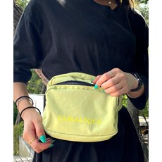 코랄리크 와샤블 더블포켓 힙백 CO CB21502, WN