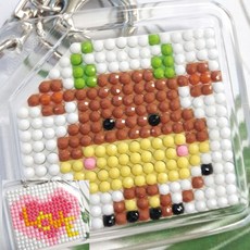 실십자수열쇠고리