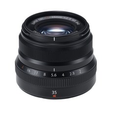 FUJIFILM X 교환 렌즈 후지논 단초점 표준 콤팩트 35mm F2 방진 방적 내저온 조리개 링 블랙 F XF35MMF2 R WR B