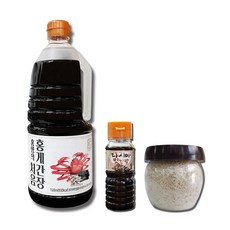 더동쪽바다가는길 홍영의 홍게간장1.5L+다시마맛간장100ml+함초소금100g 만능 맛장, 1세트