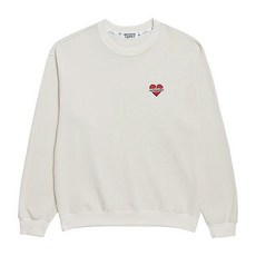 비욘드클로젯 NOMANTIC BASIC LOGO SWEAT SHIRTS IVORY (5904084)