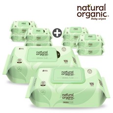 네츄럴오가닉오리지널플레인물티슈스마트캡형