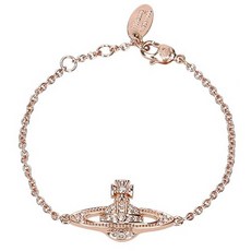 Vivienne Westwood (명품) 비비안웨스트우드 미니 바스 릴리프 체인 팔찌 61020051 02G120 CN