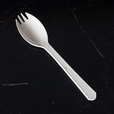 T-스포크(대) 스포키 일회용 스푼포크(개별포장) PP재질 165mm, 아이보리(1500개), 1500개, 1개