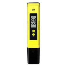 펜유형 DigitalAcidity 측정 미터 0.01 고정밀 pH 테스터 수영장 수족관 수질 울렸다, 노란색, 1개