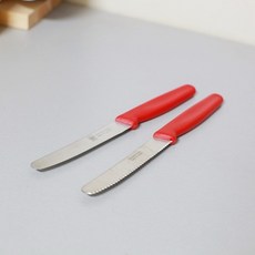 일본 니켄 레드 과도 과일칼, 1개, 1