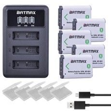 5pcs NP-BX1 np bx1 배터리 + 3 슬롯 소니 DSC-RX100 DSC-WX500 IV HX300 WX300 HDR-AS15 X3000R MV1 AS30V, 02 러시아