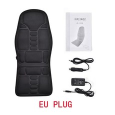 전기 난방 마사지 시트 매트 자동차 홈 오피스 요추 목 통증 완화 모터 진동 안마의자, 협동사, EU 플러그