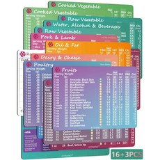 KYONANO Keto 치트 시트 자석 16 개 초보자를위한 Keto 다이어트 228 Keto 식품 및 스낵 용 퀵 가이드 Keto 제품 포함. 1, 단일옵션