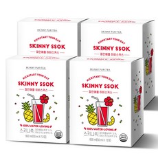 스키니퓨리티 스키니쏙 발효식초 식초다이어트 파인애플식초, 50ml x 12포, 4박스