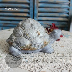 귀여운 프랑스 앤틱 감성 정원 인테리어 동물 장식, 4