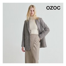 [오조크(OZOC)] ●오조크 23FW 울 블렌디드 체크 자켓 1종