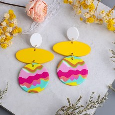 유색수제귀걸이