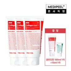 [메디필] [클렌저풀패키지] 레드 락토 콜라겐 모공 클렌징폼 300ml*3 + 120ml