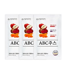[연두팜] 찢어먹는) 국내산 ABC주스 100ml 낱개, 1개